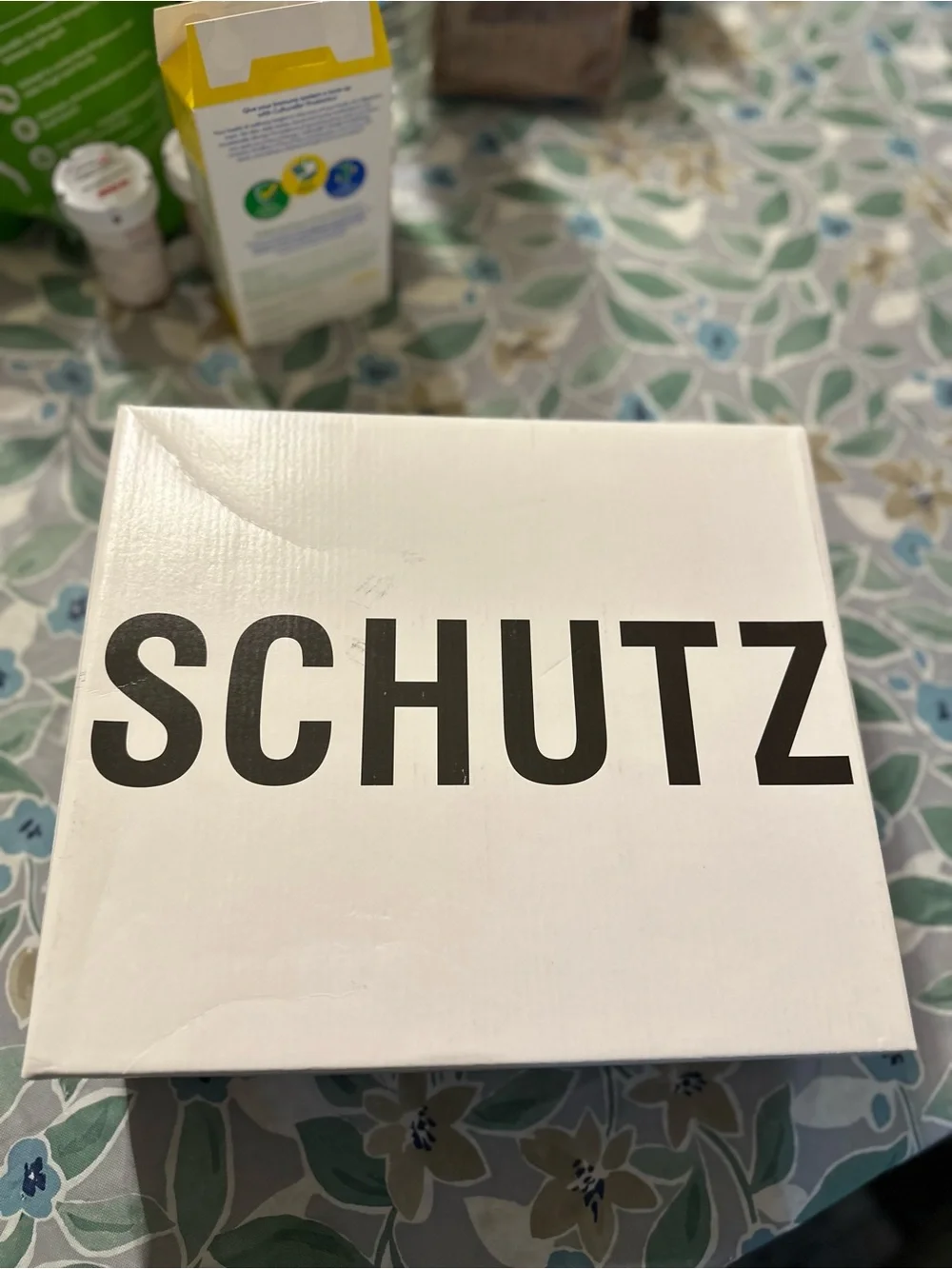 SCHUTZ Snake-Print Platform Slide Heels - Black/Cream